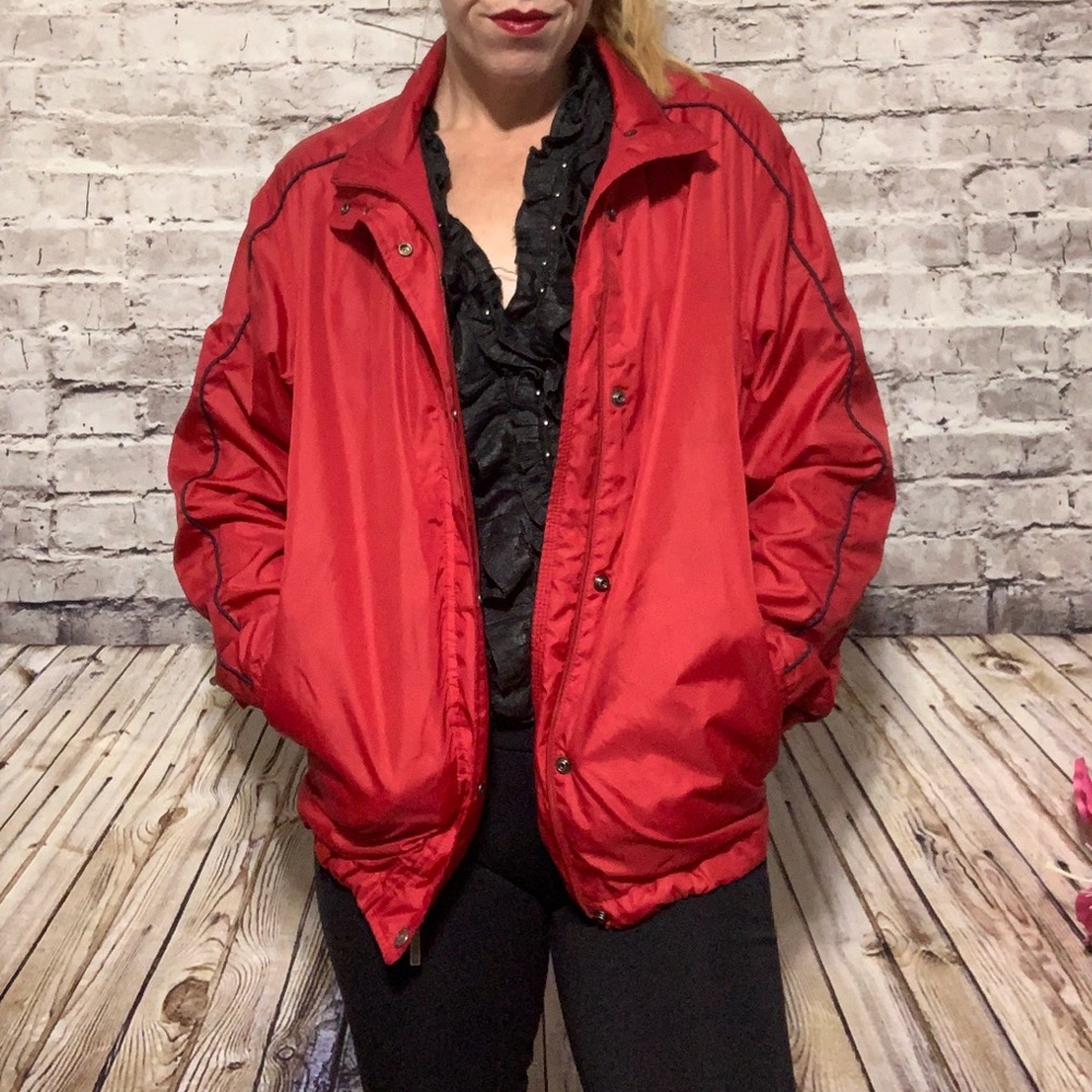 ‼️RALPH LAUREN RED WINDBREAKER JACKET Size Small‼️